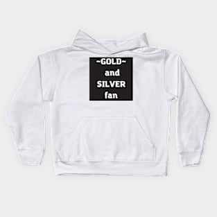 Gold and silver Kids Hoodie